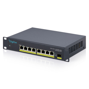 Switch Digitus DN-80122 x 8 10/100/1000/2500Mbps 1x SFP+ 10G do szafy 10''