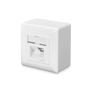 Gniazdo nadtynkowe kat 6 RJ45 ekranowane Digitus DN-9006-N