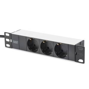 Listwa zasilająca 10" 3-gniazda 2m Digitus DN-95411