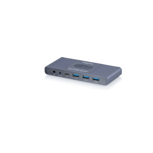 Przełącznik KVM HDMI 2x1 4K@60Hz 3x USB-A 3.1 Gen1 1x USB-C USB 3.1 Gen1 Digitus DS-12855