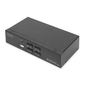 Przełącznik KVM HDMI 4K 4-portowy Digitus DS-12880