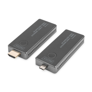 Transmiter bezprzewodowy USB-C -> HDMI 4K 30Hz zasięg do 30m Digitus DS-55324