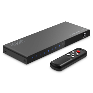 Przełącznik HDMI x5 4K/60Hz UHD HDR 18 Gbps HDCP 2.2 Digitus DS-55332