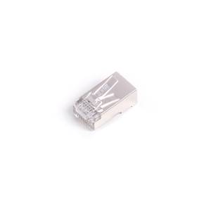 Wtyk modularny RJ45 8p8c na drut  kat.6 10szt ekranowany