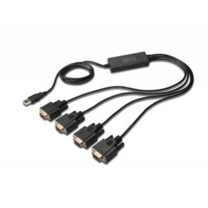 Konwerter USB 2.0 -> RS-232 x4 Digitus DA-70159
