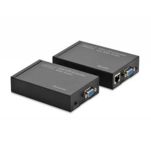 Przedłużacz wideo VGA + audio skrętka 300m 1-portowy Digitus DS-53400