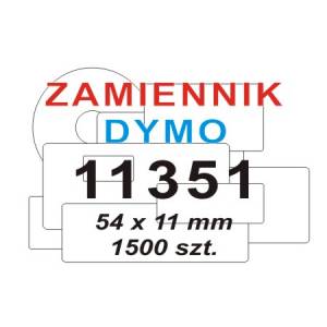 Etykieta Dymo 11351 54 x 11 mm biała jubilerska zamiennik