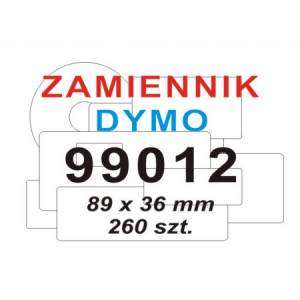 Etykieta Dymo 99012 89 x 36 mm biała adresowa zamiennik