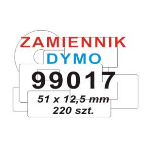 Etykieta Dymo 99017 51 x 12,5 mm biała na teczkę zamiennik