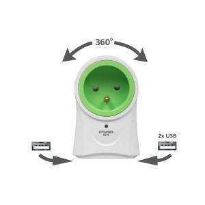 Listwa zasilająca EVER Spin USB
