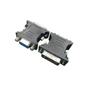 Adapter DVI 24+5 M -> SVGA 15Ż Gembird czarny