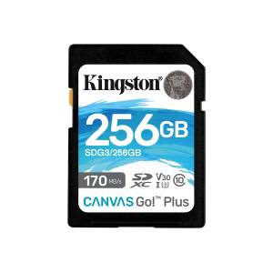 Karta pamięci Kingston Canvas Go+ SD 170/90MB/s SDG3/256GB