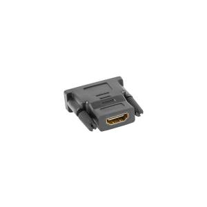 Adapter HDMI 19Ż -> DVI 24+1M Dual Link Lanberg AD-0010-BK