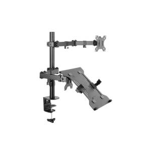 Ramię do monitora LCD z półką na laptop/tablet Logilink BP0137