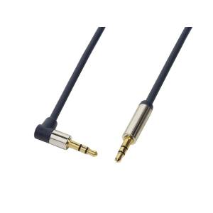 Kabel mini jack 1,5m kątowe LogiLink CA11150