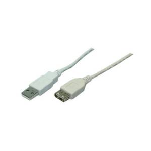 Kabel USB 2.0 A-A przedłużacz 1,8m LogiLink CU0010
