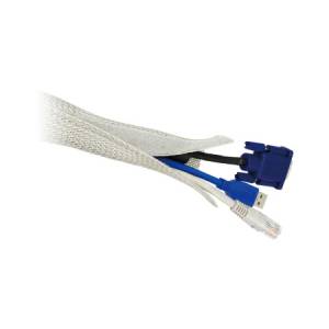 Organizator kabli elastyczny szary rzep LogiLink KAB0007