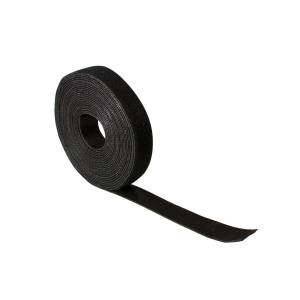 Taśma rzepowa czarna 10m x 20mm rolka Logilink KAB0055