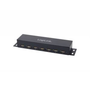 Hub USB2 x7 aktywny LogiLink UA0148 metal