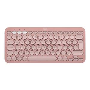 Klawiatura Logitech Pebble Keys 2 K380s bluetooth multi-device różowa tonalna 920-011853