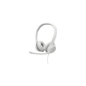 Słuchawki z mikrofonem USB Logitech H390 USB biel nietypowa 981-001286