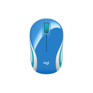 Mysz bezprzewodowa USB Logitech M187 mini niebieska