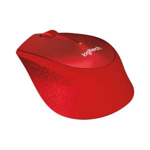 Mysz bezprzewodowa USB Logitech M330 Silent Plus czerwona
