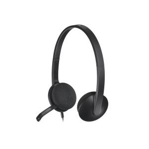 Słuchawki z mikrofonem USB Logitech H340