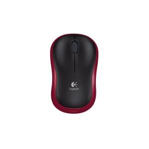 Mysz bezprzewodowa USB Logitech M185 czerwona
