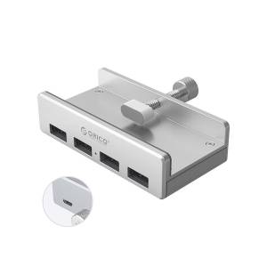 Hub USB 3.0 x 4 biurkowy z uchwytem ORICO MH4PU-P-SV-BP aktywny aluminium