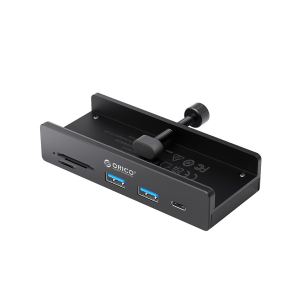 Hub USB-C -> USB 3.2 USB-A x2 USB-C x3 czytnik kart przykręcany ORICO MH5PC-10-BK-BP aktywny Hub USB-C -> USB 3.2 USB-A x2 USB-C x3 czytnik kart przykręcany ORICO MH5PC-10-BK-BP aktywny