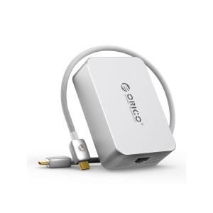 Adapter / karta sieciowa USB-C RJ45 10Gbps 0,3m Thunderbolt 5/4/USB4 Orico REA-10-SV-EP