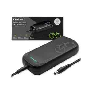 Ładowarka do roweru skutera elektrycznego 36V 42V 2A wtyk 5.5*2.1 wodoodporna szybka Qoltec 50332