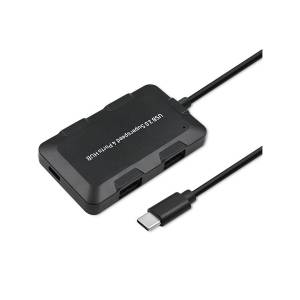 Hub USB-C 3.1 USB 3.0 x4 + USB micro żenski Qoltec 50502