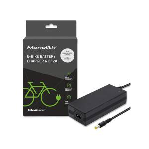 Ładowarka do roweru skutera elektrycznego 36V 42V 2A wtyk 5.5*2.5 Qoltec 50761
