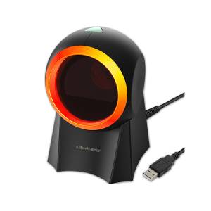 Czytnik kodów kreskowych 1D / 2D Qoltec 50857 USB stacjonarny