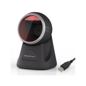 Czytnik kodów kreskowych 1D / 2D Qoltec 50879 USB stacjonarny