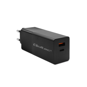 Ładowarka sieciowa GaN USB-C USB-A 100W 5-20V 1.5-5A POWER PRO Qoltec 52382