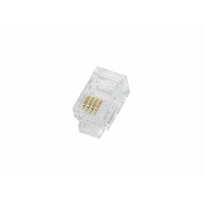 Wtyk modularny RJ10 4p4c 100szt