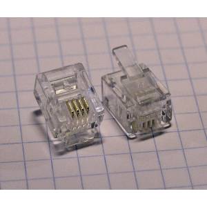 Wtyk modularny RJ11 6p4c 100szt