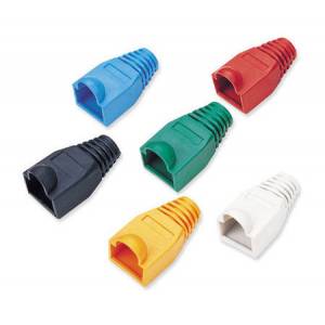 Osłonka wtyku RJ45 100szt żółta