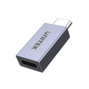 Adapter USB-C -> USB-C 40Gbps 240W 8K@60Hz Unitek A1038GY01