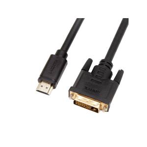 Kabel HDMI -> DVI dwukierunkowy 2m Unitek C1271BK-2M