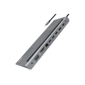 Hub USB-C -> replikator portów 11w1 Unitek D1022A
