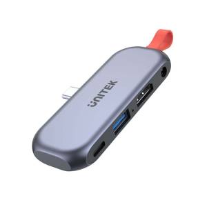 Hub USB C -> USB 3.1 10Gbps plus PD 100W HDMI 4K audio Unitek D1070A