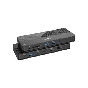 Przełącznik KVM HDMI 2.0 USB-C x2 11 portów Unitek D1077A