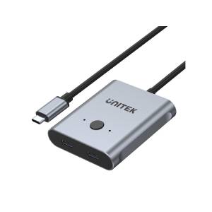 Przełącznik USB C x2 4K dwukierunkowy Unitek D1078A