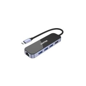 Hub USB-C -> USB 3.1 x3 Gigabit PD 100W HDMI Unitek D1084A