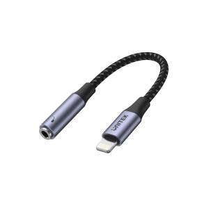 Adapter Lightning męskie na mini jack 3,5 mm żeńskie Unitek M1208A