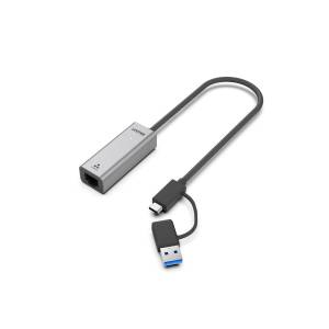 Karta sieciowa USB C/USB A -> RJ45 2.5Gbit Ethernet Unitek U1313CGY01